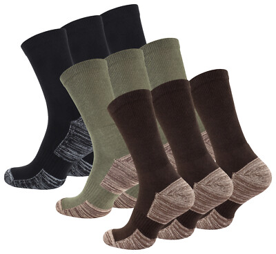 6 Paar Unisex Multifunktionssocken,Spezialpolsterung,Outdoor.-& Trekkingsocken