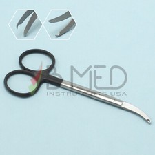 OR Grade Shortbent Stitch Suture Scissors 4.5" Curved Supercut Ligature Delicate