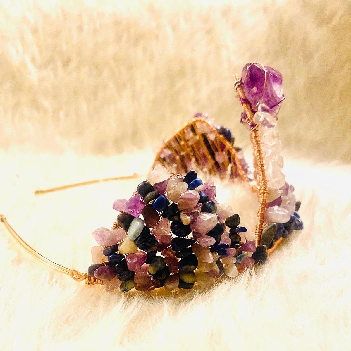 Clear Quartz Empress Tiara  Crown (New) Maria Theresa Tiara - Queen Bee Crown Company main image 4