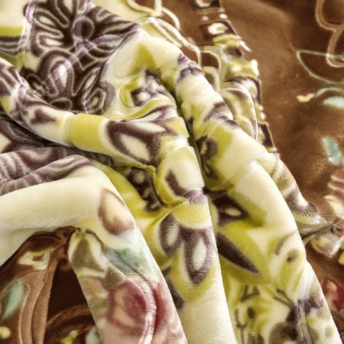 Silky Soft 2 Ply Flanel Fleece Blanket Velvet Plush Bed Blanket Queen King Size - 第 35/40 張圖片