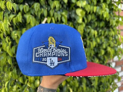 Casquette ajustée 59FIFTY Crown New Era 7x World Series Champions des Dodgers de Los Angeles - Royal