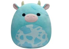 Squishmallow Tuluck 16" Blue Cow Easter 2023 Ultra Rare Tag Brand New Ships Fast