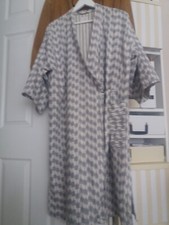 New Toast Kimono Ikat Print Size Medium 100% Cotton