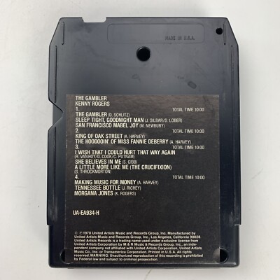 Kenny Rogers The Gambler (8-Track Tape) | eBay