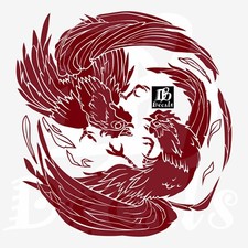Chicken Rooster Fighting Gamecock Cockfight Car Truck Window Vinyl Decal Sticker