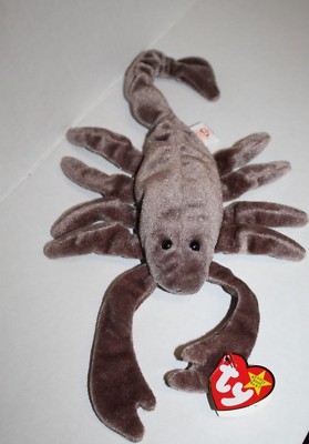 Ty Beanie Baby Stinger Scorpion 9'' Bean Bag Plush Stuffed Soft Toy NEW Tag 1998