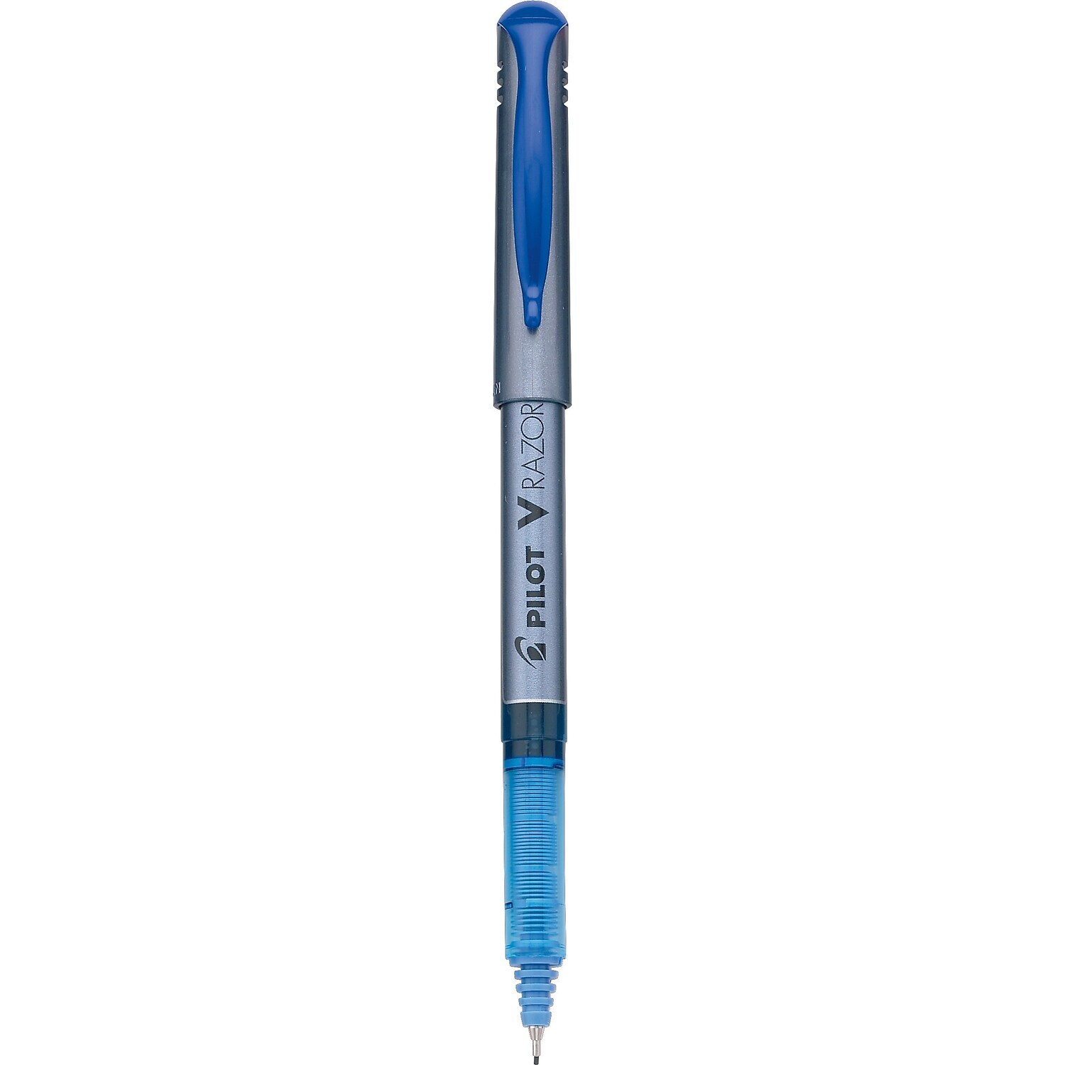 Pilot V Razor Point Liquid Ink Marker Pen Blue Ink .5mm Dozen 11021
