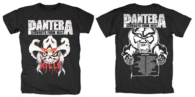 PANTERA cd lgo Cowboys from Hell CFH KILLS Official SHIRT LAST SMALL OOP vulgar