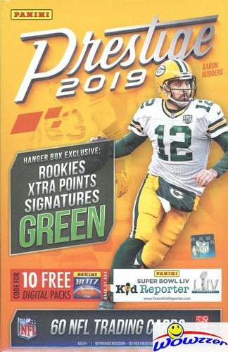 2019 Panini Prestige Football EXCLUSIVE 60 Card HANGER Box! Kyler Murray RC Year