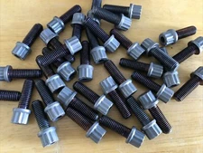 (12) 5/16-24 Double Hex 12 Point Aerospace Aircraft Bolts With Hole MS9035-10