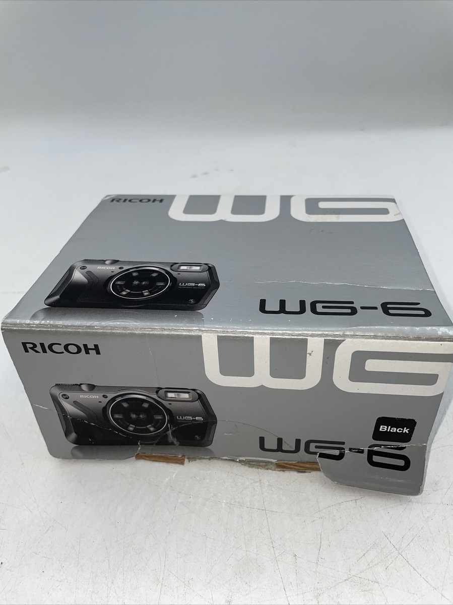 RICOH WG-6 RICOH WG-6 Black Waterproof Camera 20MP Higher