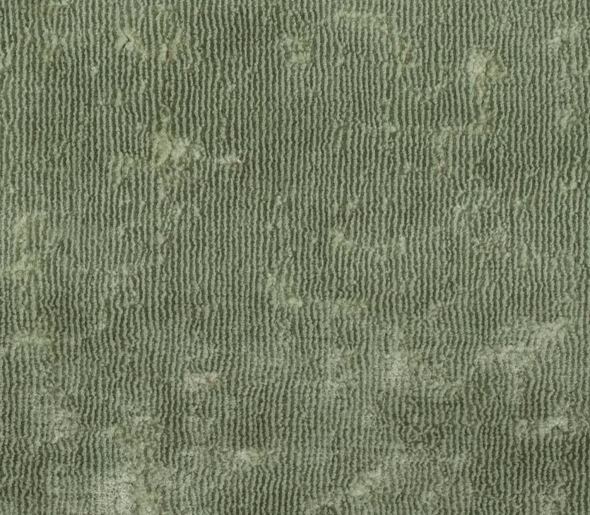 ZOFFANY CURTAIN FABRIC DESIGN  Curzon  Velvet 2.7 METRES SAGE GREEN VELVET - Image 4 of 4