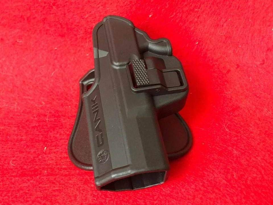 Canik TP9 SF Factory Holster. Paddle OWB Retention Holster. Left Handed. - Image 2 of 4