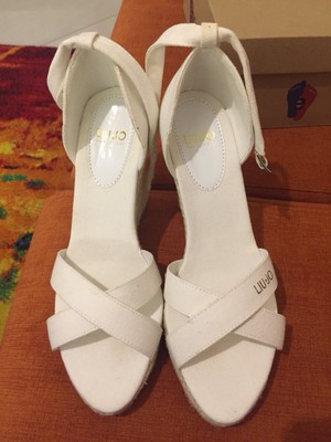 LIU JO SANDALI MARE SCARPE DONNA TACCO NUOVE ORIGINALI NUMERO NR. 38  PERFETTE !! | eBay