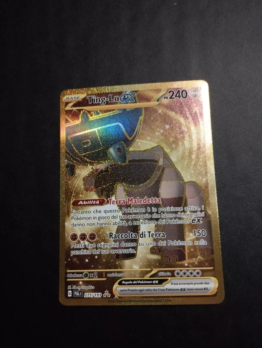 Ting-Lu ex Gold Evoluzioni a paldea - Vinted