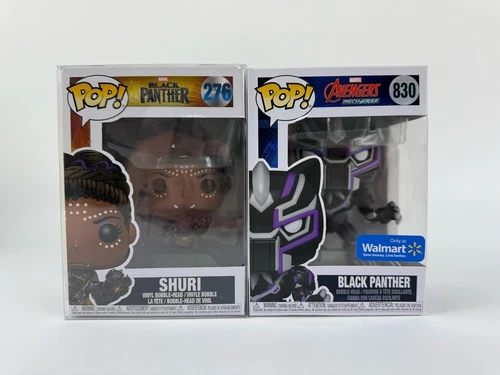 Lot of 2 Funko Pop Marvel Shuri 276 Black Panther 830