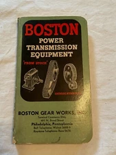 1938 Boston Gear Works Power Transmission Equipment Small Catalog 320 Pages