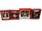 vintage 1990s set of 5 hallmark keepsake christmas ornaments
