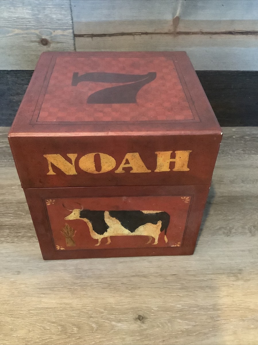 Bob's Boxes - Noah's Peaceable Kingdom 7 Box & Lid Set Noah