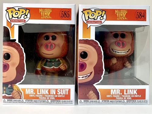 Mr Link with Suit #585 And Mr Link 584 Funko Pop! Vinyl Figure Pop Animation