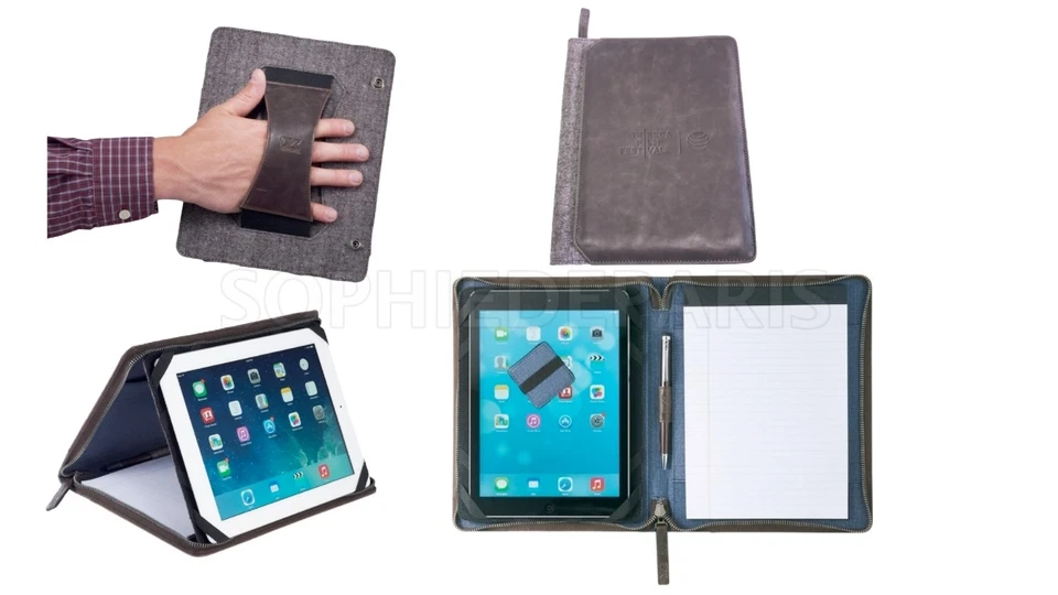 Cutter & Buck x At&t Tribeca Film Festival Vip Leather Zippered Techpad iPad 5 - Image 3 of 4