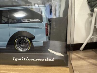 Ignition Model 1/18 Toyota Hiace TSD Works Blue Gray | eBay