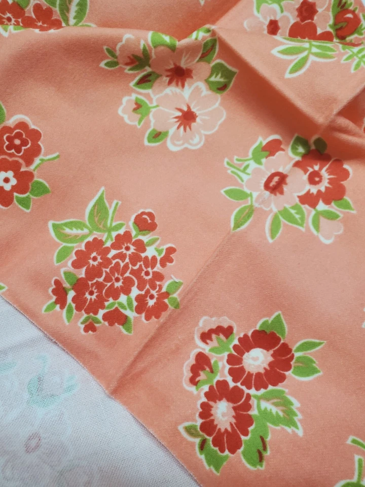 Bonnie & Camille Fabric Marmalade Moda Flannel Retro Floral Quilt FAT QUARTER - Image 2 of 3