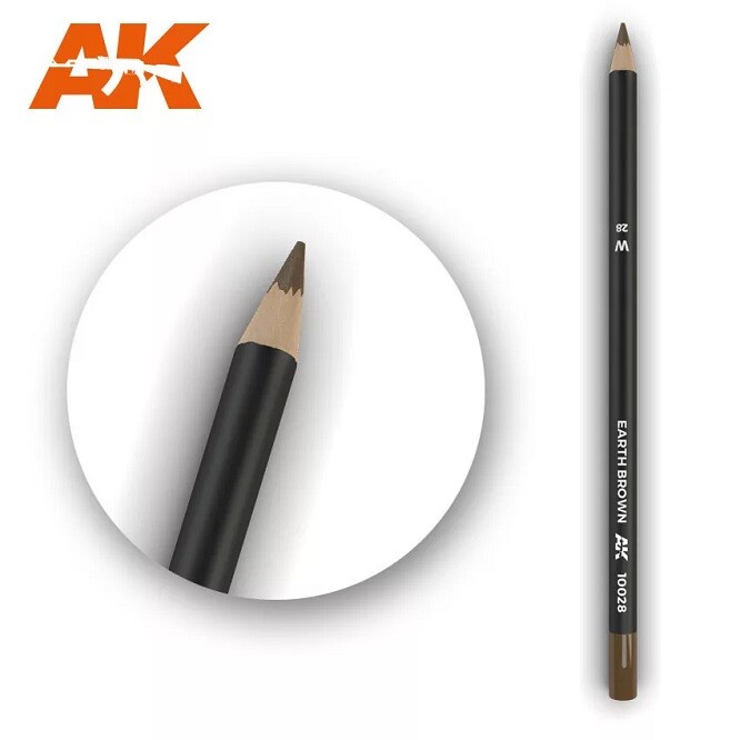 Ak Interactive AK10028 - Watercolor Pencil Earth Brown