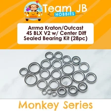 Arrma Kraton/Outcast 4S BLX V2 w/ Center Diff -28 Pcs Rubber Sealed Bearings Kit