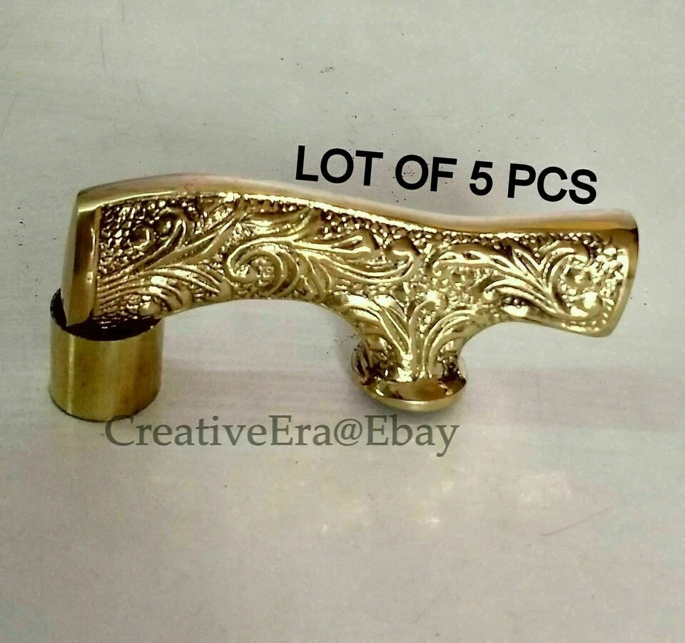 Solid Brass Dolphin Victorian Style Handle For Wa… - image 3