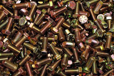 150 Hex Head Bolts 3/8-16 X 7/8 - Grade 8 Yellow Zinc Cap Screws - Made In USA 7 thumbnail image