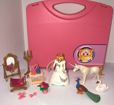 Playmobil 5892 Princess Magic Castle Pink Carrying Case Set