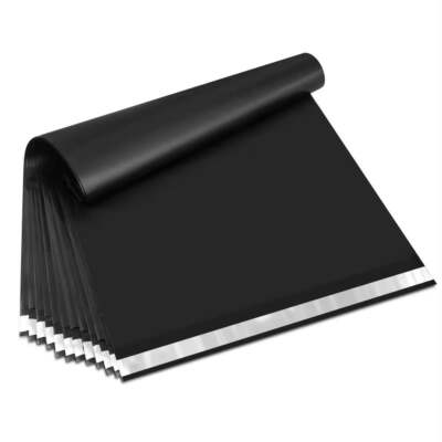 Choose 10-3000 Shipping Bag 14.5x19'' Black Poly Mailer Boutique Plastic Envelope