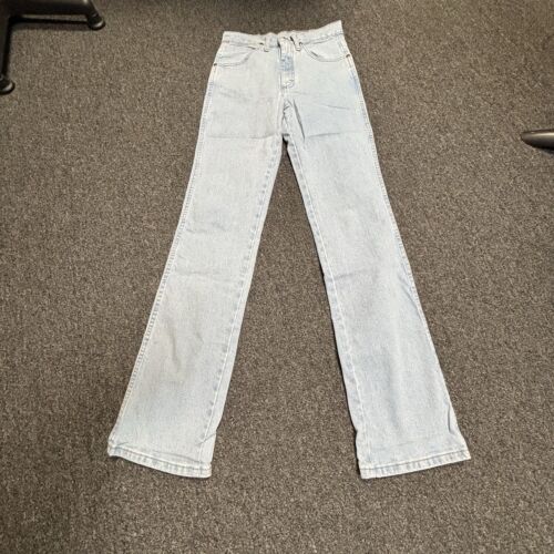 Wrangler Cowboy Cut Slim Fit Stretch Jeans Women’s Light Wash Blue Size 27X34