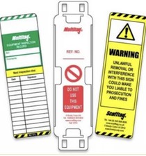 Scafftag Multitag Pack for Machinery - Box of  10 Holes 10 Inserts And Marker