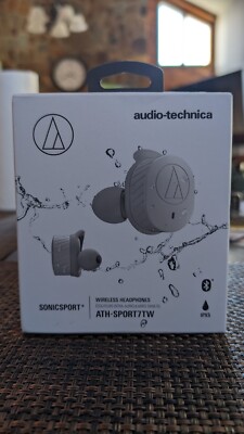 Audio-Technica SonicSport True Wireless Sports Earbuds Black ATH