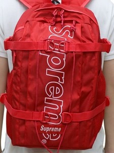 supreme backpack fw18 red