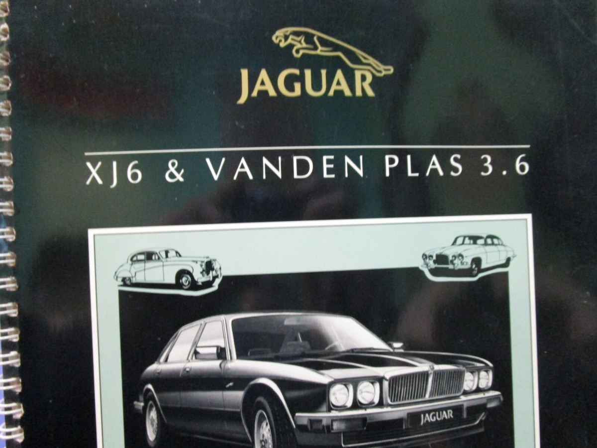 Jaguar XJ6 & Vanden Plas 3.6 Technical Introduction 1987, for XJ40