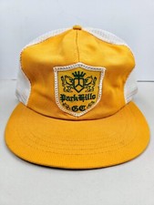 Vintage USA MADE Park Hills Golf Country Club Patch Trucker Hat Snapback Dad Cap
