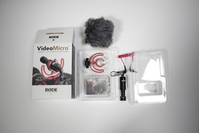 Rode Videomicro Kompaktes On-Camera Richtmikrofon zum Filmen unbenutzt