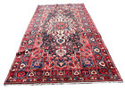 Geometric Tribal Vintage Afghan 5' 1" x 10' 2" Red Handmade Area Rug