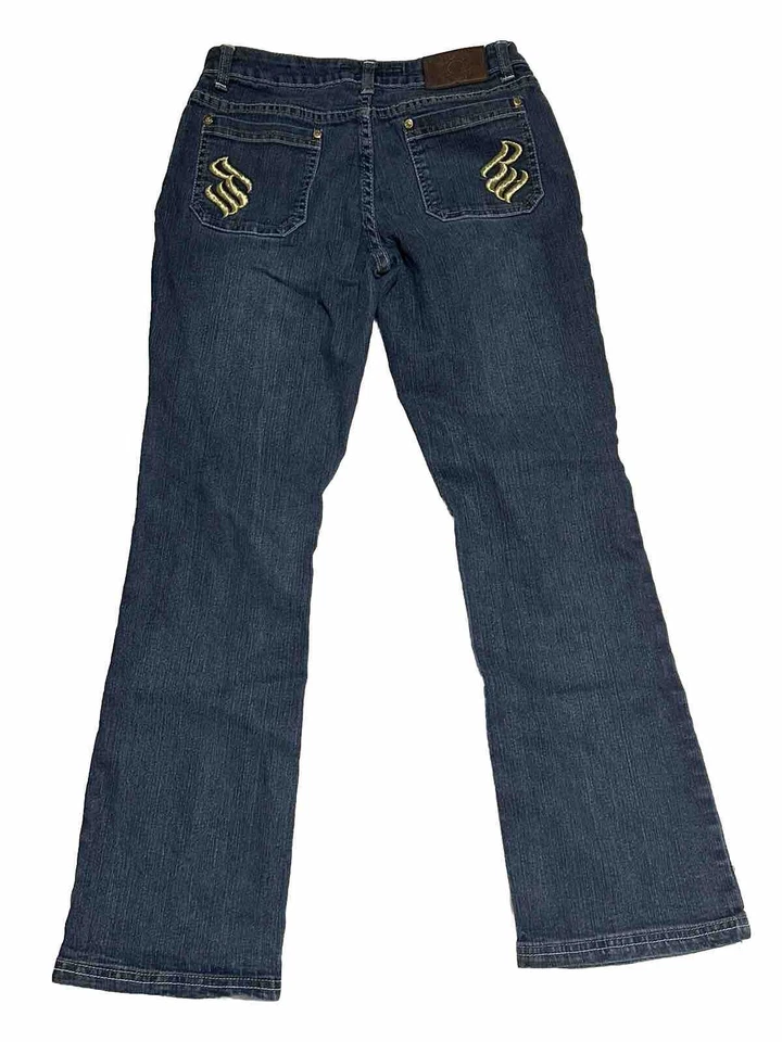 Jeans vintage Rocawear para niños talla 16 bolsillos bordados Y2K Foto 2 de 4
