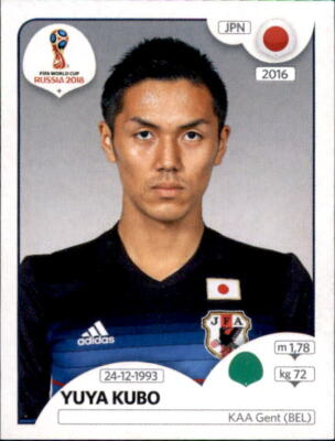 Panini WM 2018 World Cup Russia - Sticker 670 - Yuya Kubo - Japan