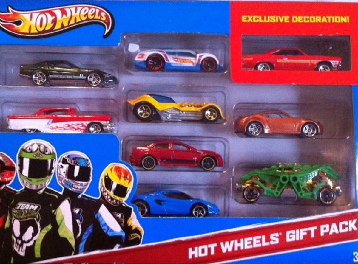 Hot Wheels Gift Pack Assorted Toy Cars Ages 3+ Kids