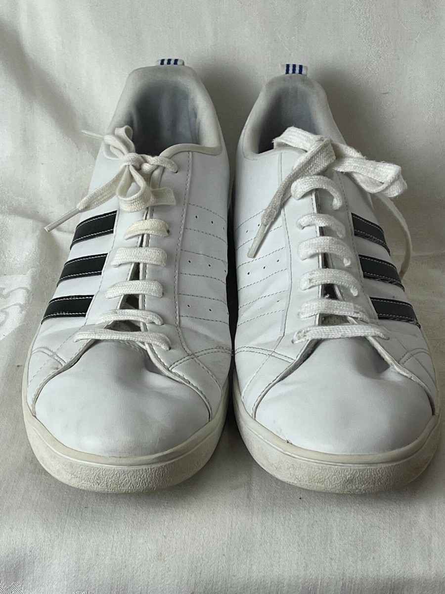 Adidas Mens VS Advantage F99256 White Casual Shoes Sneakers Size 11