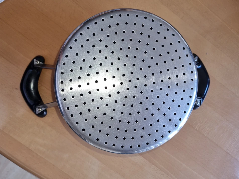 AMC  Siebtopf  20cm Durchmesser 11 cm H Banane Griff  - Bild 4 von 4