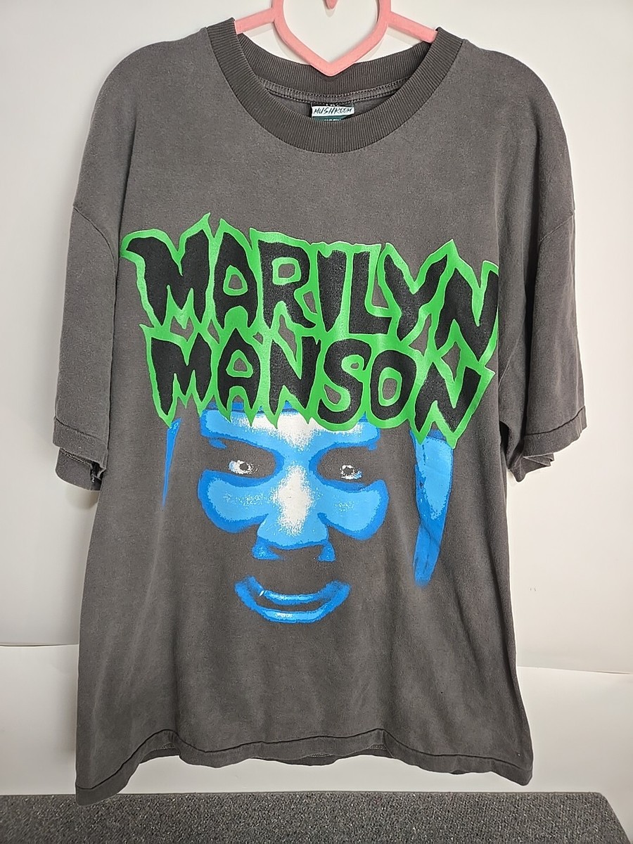 Vintage 90s Marilyn Manson Bootleg Single Stitch Tee Size Xl Vintage 90s Marilyn Manson Bootleg Single Stitch Tee Size Xl