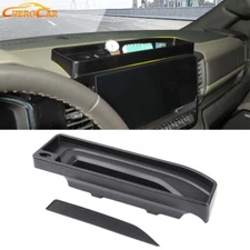 For Chevy Silverado 2022+ Black Center Console Dash Storage Box Organizer Tray