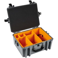 Pelican Vault 550 Multi-Purpose Case w/ Padded Dividers (Gray, 37L) Camera/Drone
