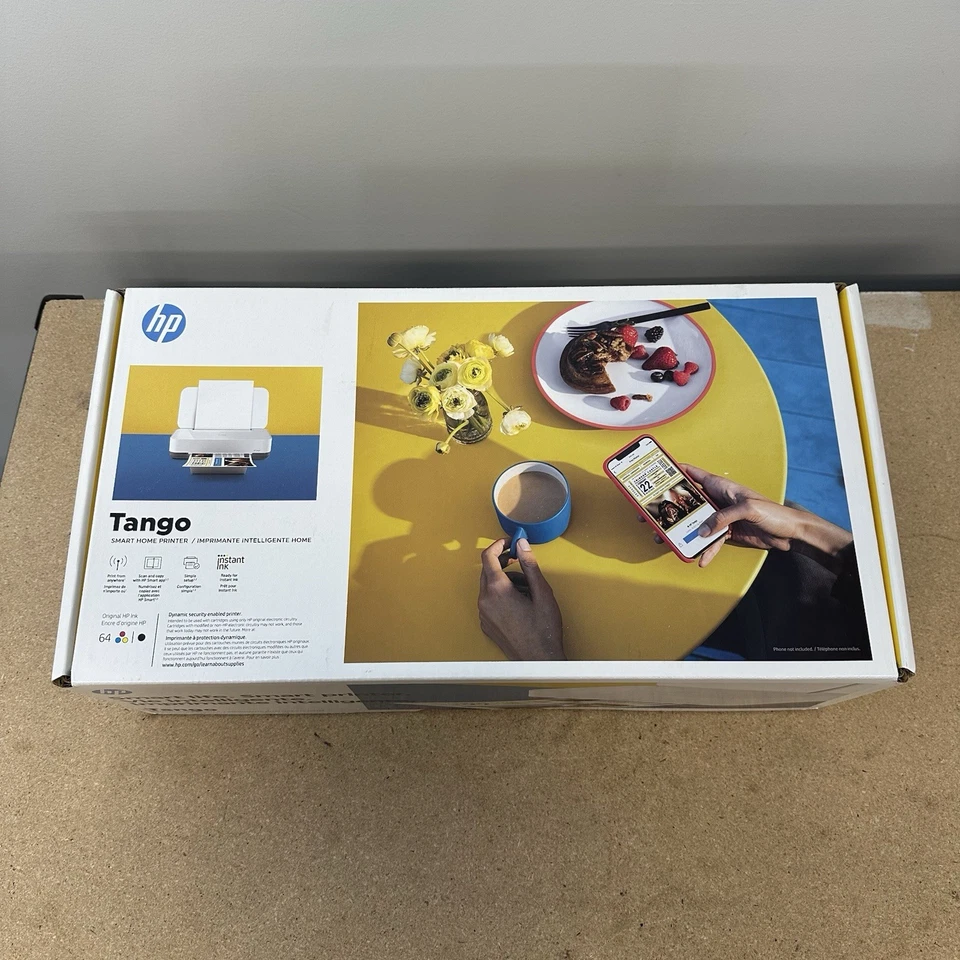 NEW IN BOX HP Tango Smart Wireless Printer Copy & Scan 2RY54A FACTORY SEALED - Image 2 of 4